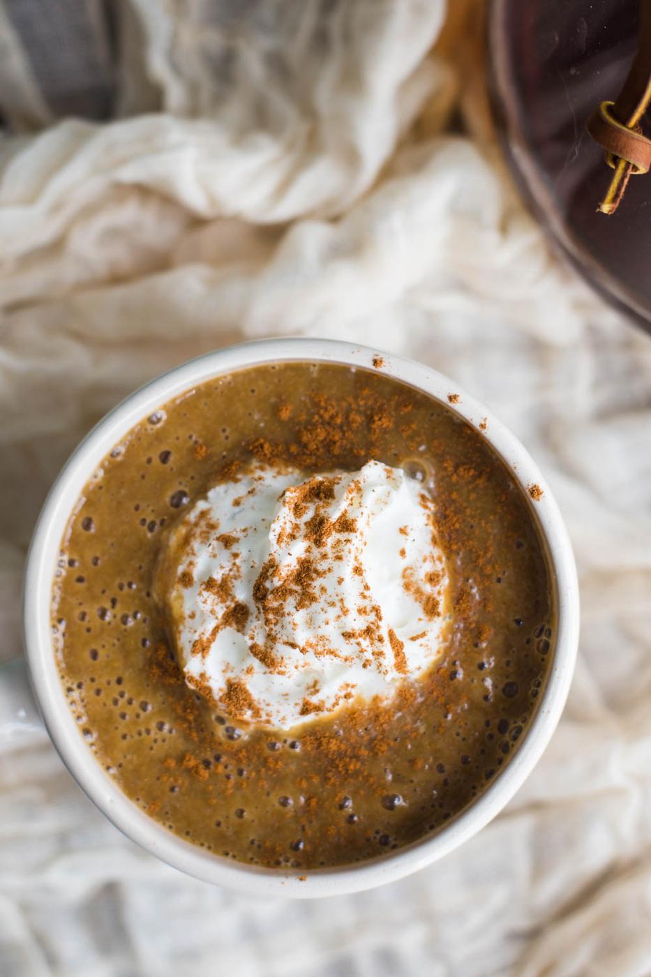 Warm Pumpkin Latte plus the Vitamix Dependable Blend