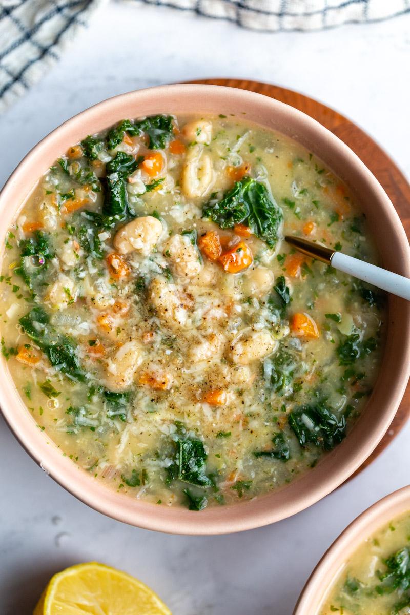 White Bean and Kale Soup for the Table