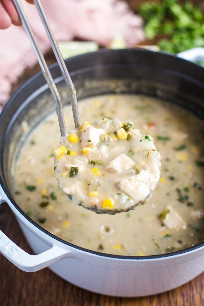 White Chicken Chili from the Pantry