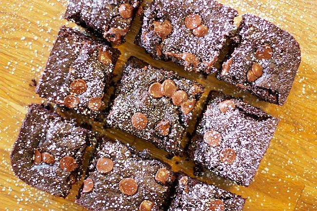 Zucchini Wheat Brownies from the Pantry