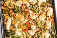 One-Pan Peanut Chicken & Veggie Bake