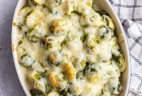 Decadent Cheesy Brussels Sprouts Gratin