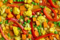 Golden Vegan Chickpea and Sweet Potato Coconut Curry