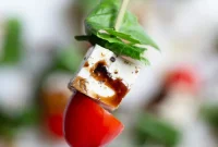 Tofu Caprese Bites