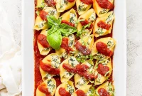 Creamy Vegan Stuffed Shells