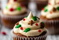 Spiced Gingerbread Cupcakes