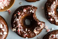 Peppermint Chocolate Dream Donuts