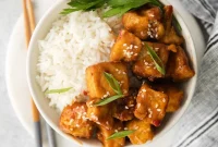 Crispy Spicy Air-Fried Tofu