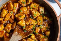 Golden Crispy General Tso Tofu