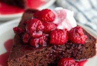 Decadent Red Wine Chocolate Cake