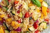 Summer Roasted Vegetable Pasta Salad