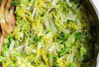 Golden Napa Cabbage Sauté