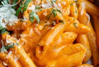 Velvety Roasted Red Pepper Pasta