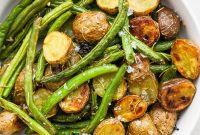 Golden Roasted Potatoes with Tender-Crisp Green Beans