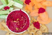 Vibrant Roasted Beet Hummus