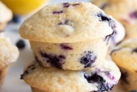 Bright Lemon Blueberry Muffins