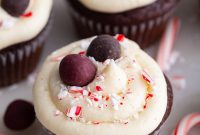 Peppermint Chocolate Bliss Cupcakes