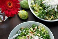 Kale and Roasted Brussels Sprouts Salad