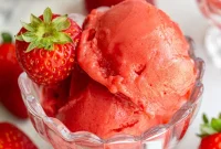 Dreamy Strawberry Ninja Creami Sorbet