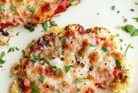 Golden Baked Cauliflower Parmesan