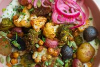 Mediterranean Roasted Harvest Bowls with Zesty Tzatziki