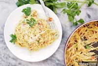 Modern Quinoa Carbonara