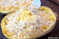Twice Baked Spaghetti Squash Mac and Cheese Bake