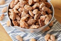 Golden Pumpkin Spice Candied Almonds and Pecans