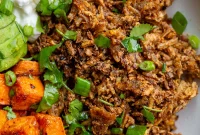 Savory Tofu Ground Beef Bowls