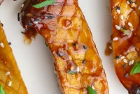 Teriyaki Glazed King Oysters