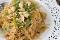 Peanut-Sauced Spaghetti Squash Strands