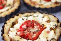 Rustic Goat Cheese and Thyme Tartlets