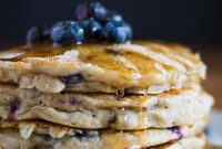 Plant-Powered Blueberry Pancakes