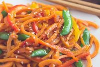 Sweet Potato Lo Mein Twist
