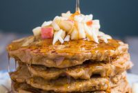 Wholesome Cinnamon Apple Protein Pancakes