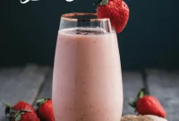 Ebook Launch Day Strawberry Cinnamon Smoothie Celebration