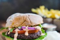 Savory Black Bean Quinoa Burgers