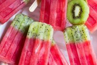 Refreshing Kiwi Watermelon Ice Pops