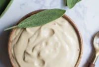 Lush Garlic Sage Cashew Cream