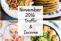 November 2016 Traffic and Income Breakdown