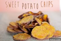 Oven-Baked Sweet Potato Crisps