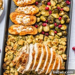 Thumbnail of the Sheet Pan Thanksgiving Dinner for 2 recipe.