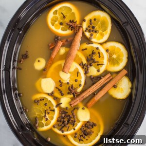 Slow Cooker Mulled Cider