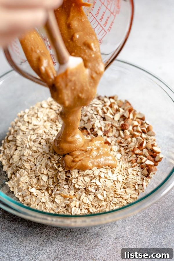 5 Ingredient Peanut Butter Granola