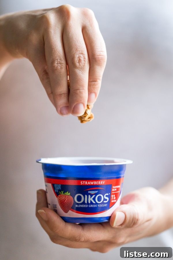 5 Ingredient Peanut Butter Granola