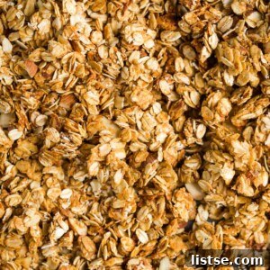 5 Ingredient Peanut Butter Granola