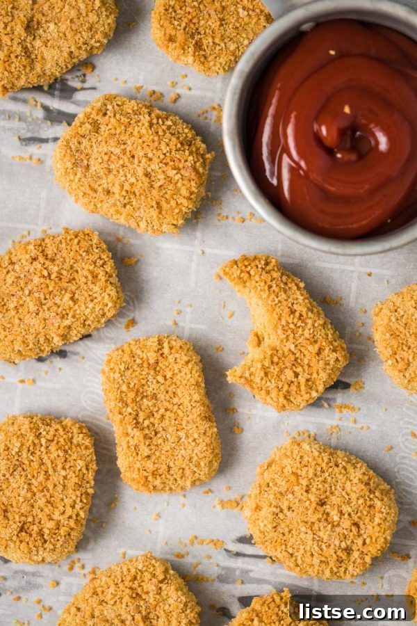 EASY Chickpea Nuggets- Vegan AND Gluten Free, these nuggets are the perfect meat-free alternative to your kids favorite meal! Easy to make and so delicious!