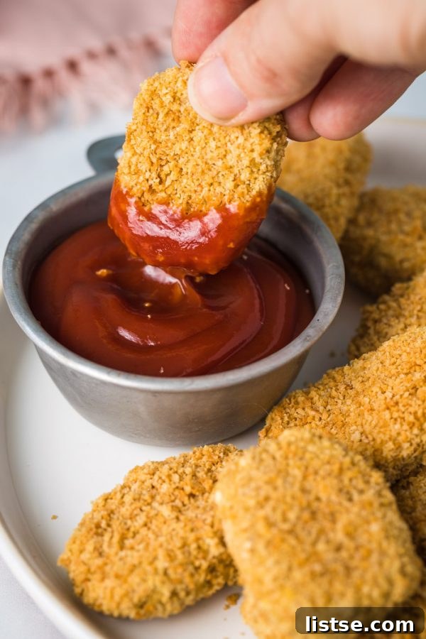 EASY Chickpea Nuggets- Vegan AND Gluten Free, these nuggets are the perfect meat-free alternative to your kids favorite meal! Easy to make and so delicious!