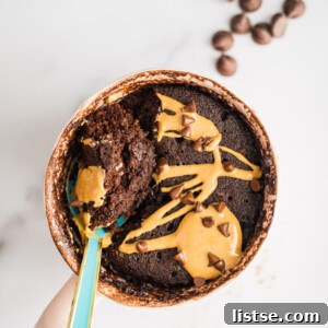 Delicious chocolate mug cake