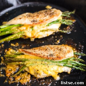 Golden Asparagus and Cheese Chicken 7 Asparagus & Cheese Stuffed Chicken